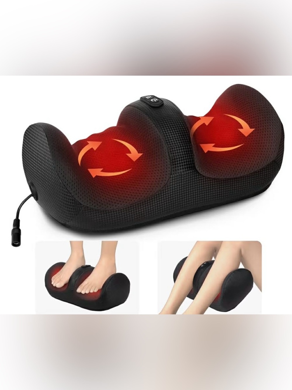 Medcursor Foot Massager with Heat for foot and calf deep massage  NIB